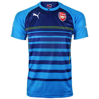 PUMA ARSENAL FC JERSEY DE ENTRENAMIENTO PRE PARTIDO 2014/15 Azul Metilo 3