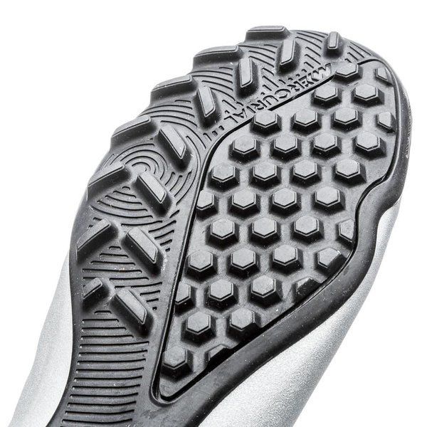 NIKE CR7 MERCURIAL VICTORY V CR TF TURF ZAPATOS DE FUTBOL PARA CESPED ARTIFICIAL Plata 9