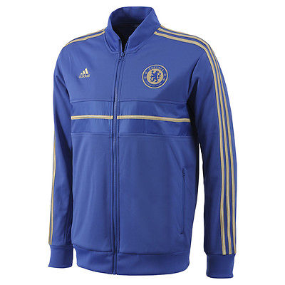ADIDAS CHELSEA FC CHAMARRA ANTHEM Azul / Dorado