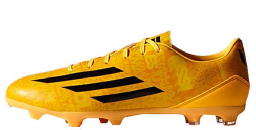 ADIDAS MESSI F10 FG ZAPATOS DE FUTBOL TERRENO FIRME PARA NIÑOS Oro Solar 2