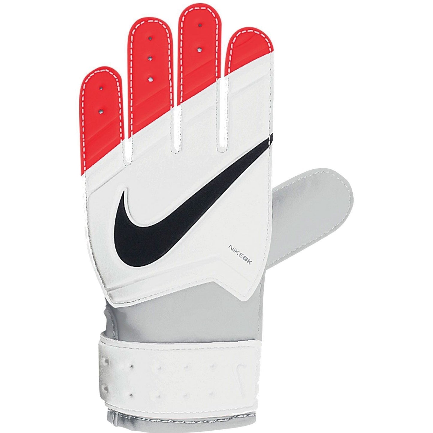 NIKE GK JR. GRIP GUANTES DE PORTERO Blanco/Carmesí Total 2