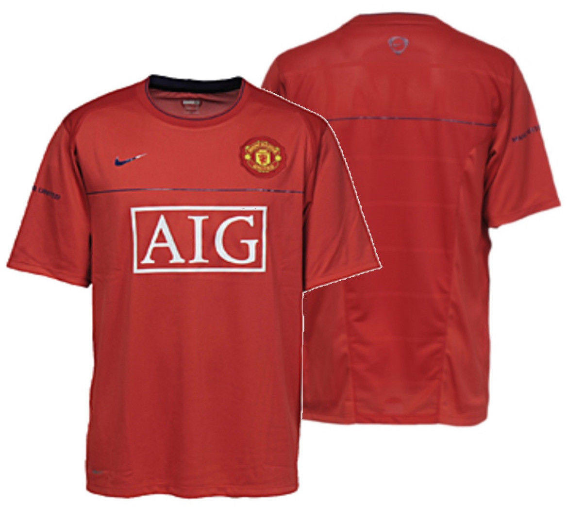 NIKE MANCHESTER UNITED JERSEY DE ENTRENAMIENTO 2007/08 2