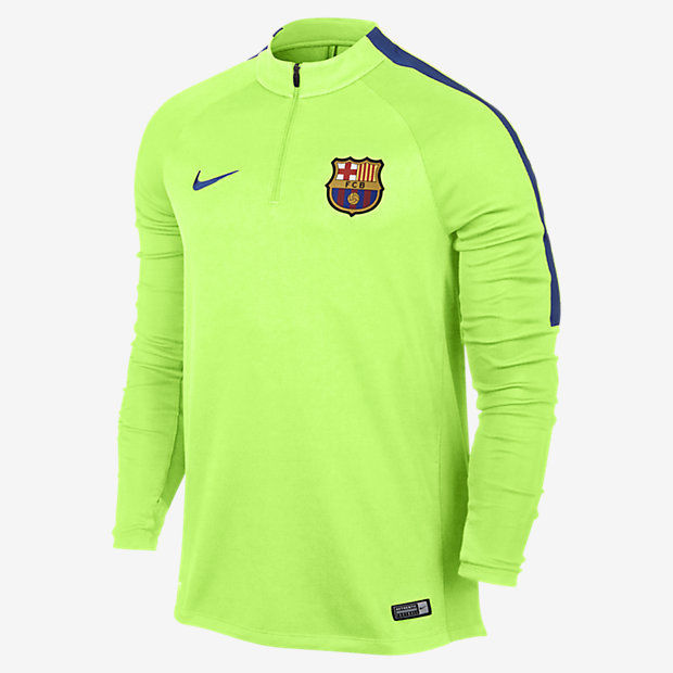 NIKE FC BARCELONA SUDADERA DE ENTRENAMIENTO 2016/17 Verde 1