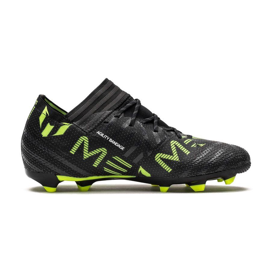 ADIDAS MESSI NEMEZIZ 17.1 FG ZAPATOS DE FUTBOL TERRENO FIRME PARA NIÑOS Negro 2