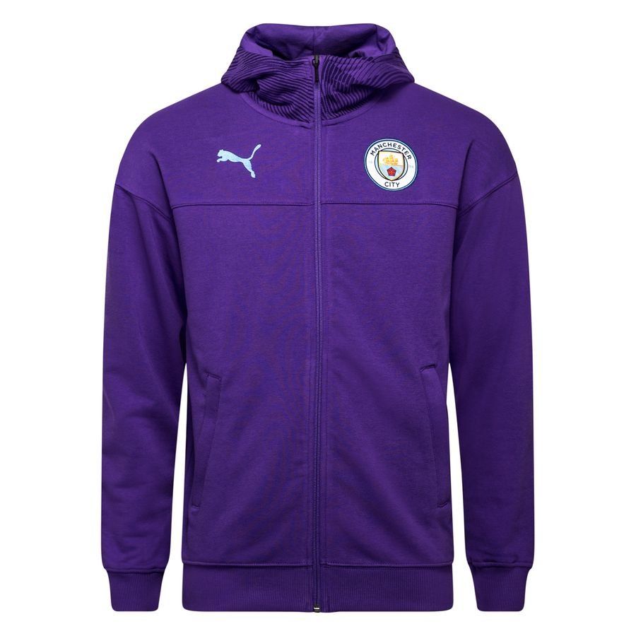 PUMA MANCHESTER CITY CASUALS CHAMARRA DE GORRA PARA MUJER 2019/20 Purpura 8