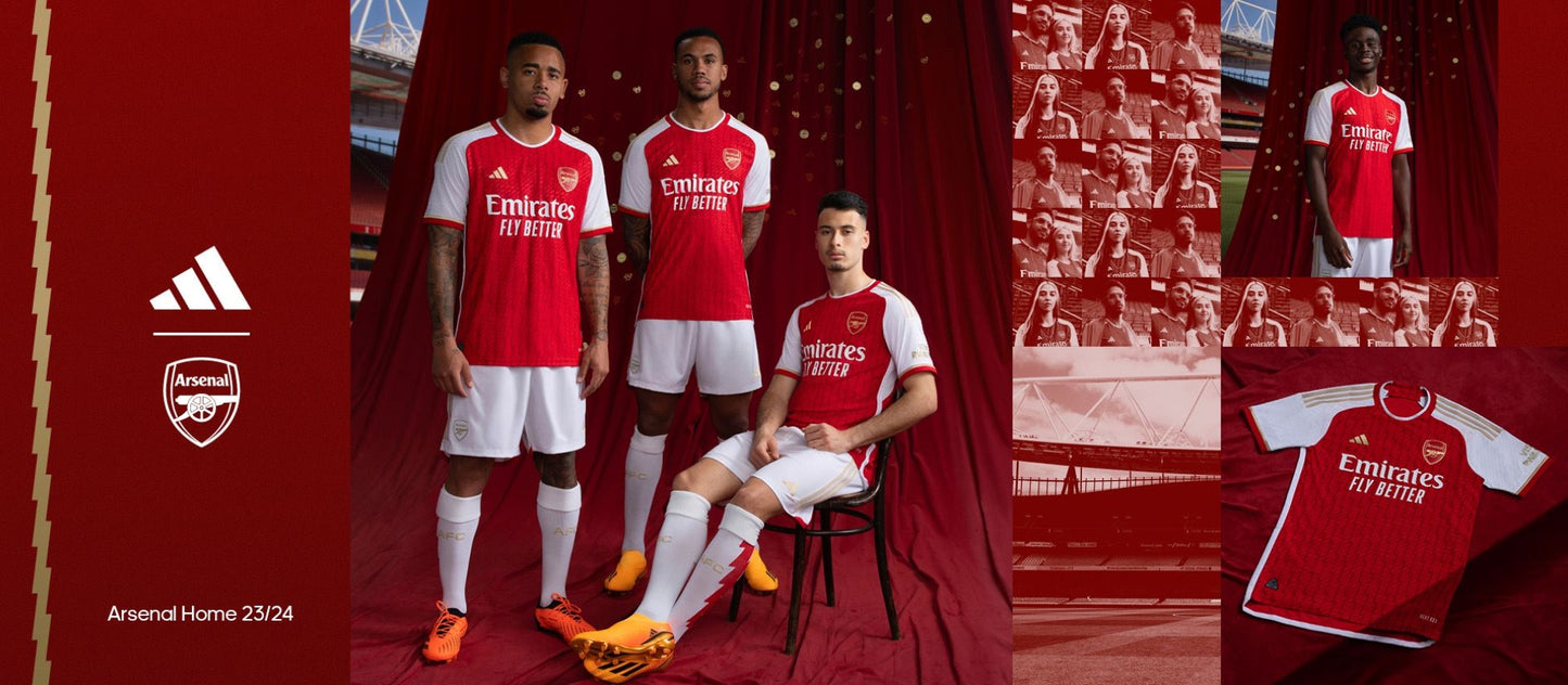 ADIDAS BUKAYO SAKA ARSENAL FC JERSEY MANGA LARGA DE CASA UEFA CHAMPIONS LEAGUE 2023/24 8