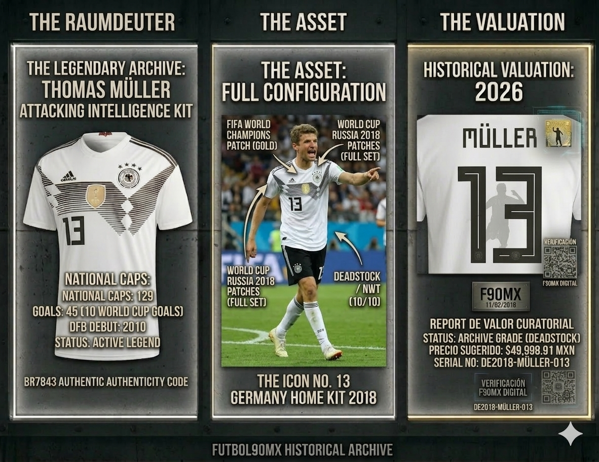 ADIDAS THOMAS MULLER ALEMANIA JERSEY DE CASA COPA MUNDIAL FIFA 2018 6