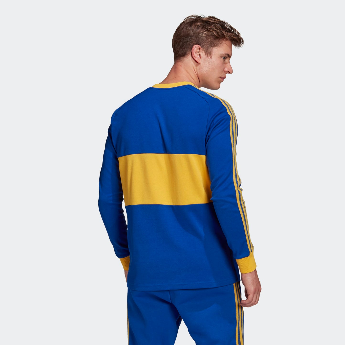 ADIDAS BOCA JUNIORS JERSEY MANGA LARGA ICONS RETRO 2021