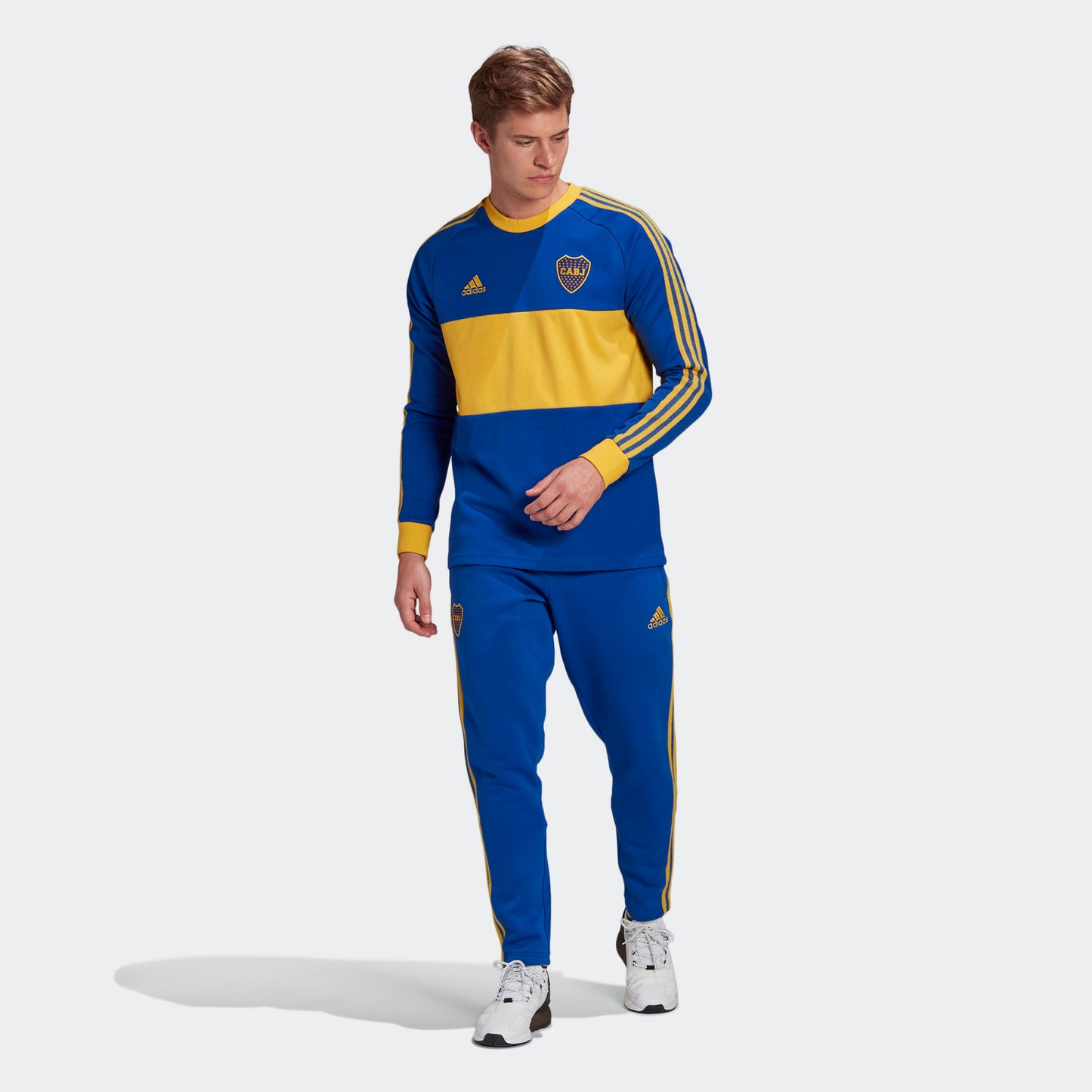 ADIDAS BOCA JUNIORS JERSEY MANGA LARGA ICONS RETRO 2021