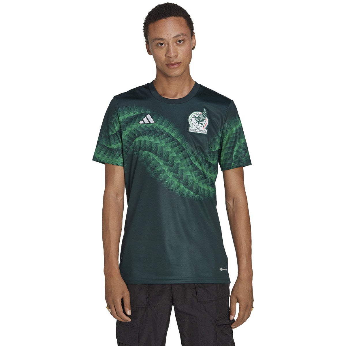 ADIDAS MÉXICO JERSEY PRE PARTIDO COPA MUNDIAL FIFA 2022 6