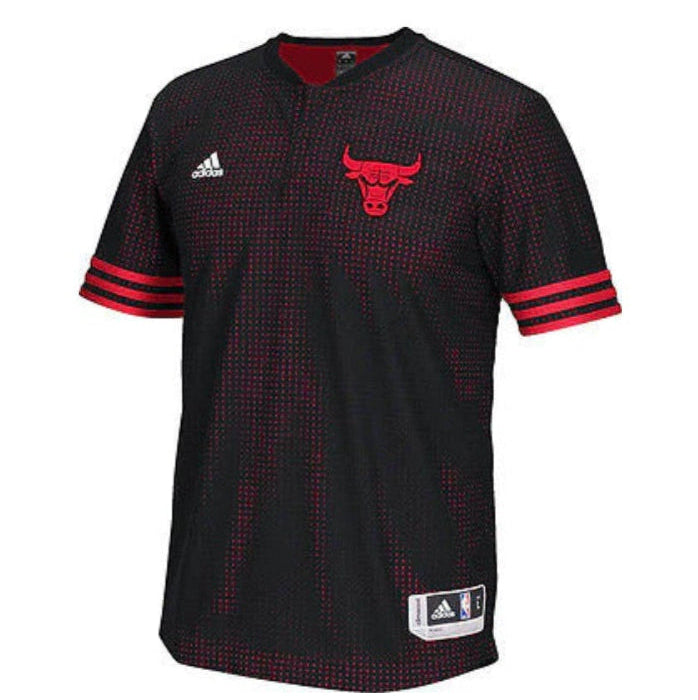 ADIDAS NBA CHICAGO BULLS ON COURT SHOOTER DE MANGA CORTA Negro 1