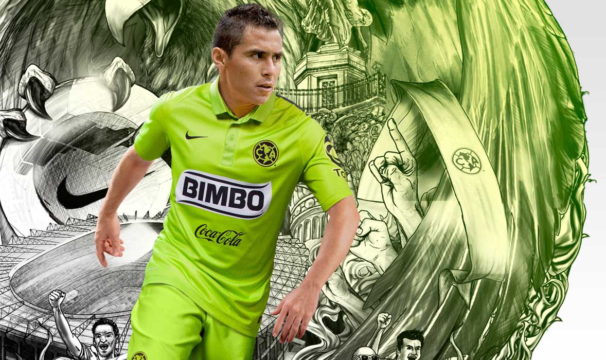 NIKE CLUB AMERICA AUTHENTIC MATCH JERSEY TERCERO 2014/15 6