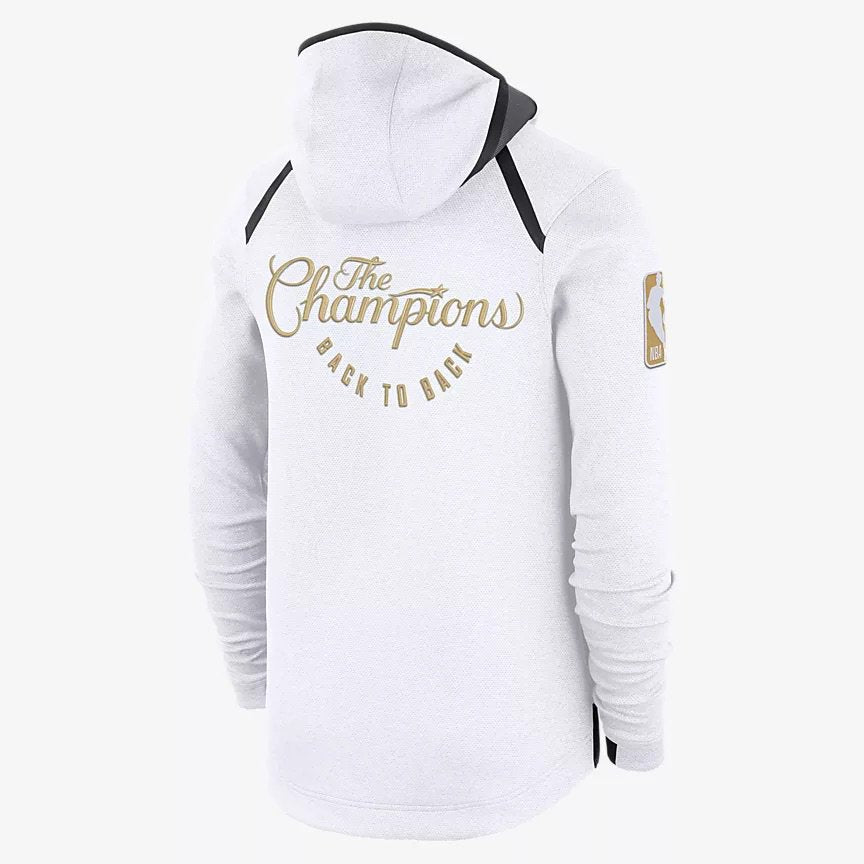 NIKE NBA CHAMPIONS GOLDEN STATE WARRIORS SUDADERA TROPHY RING BANNER THERMA FLEX