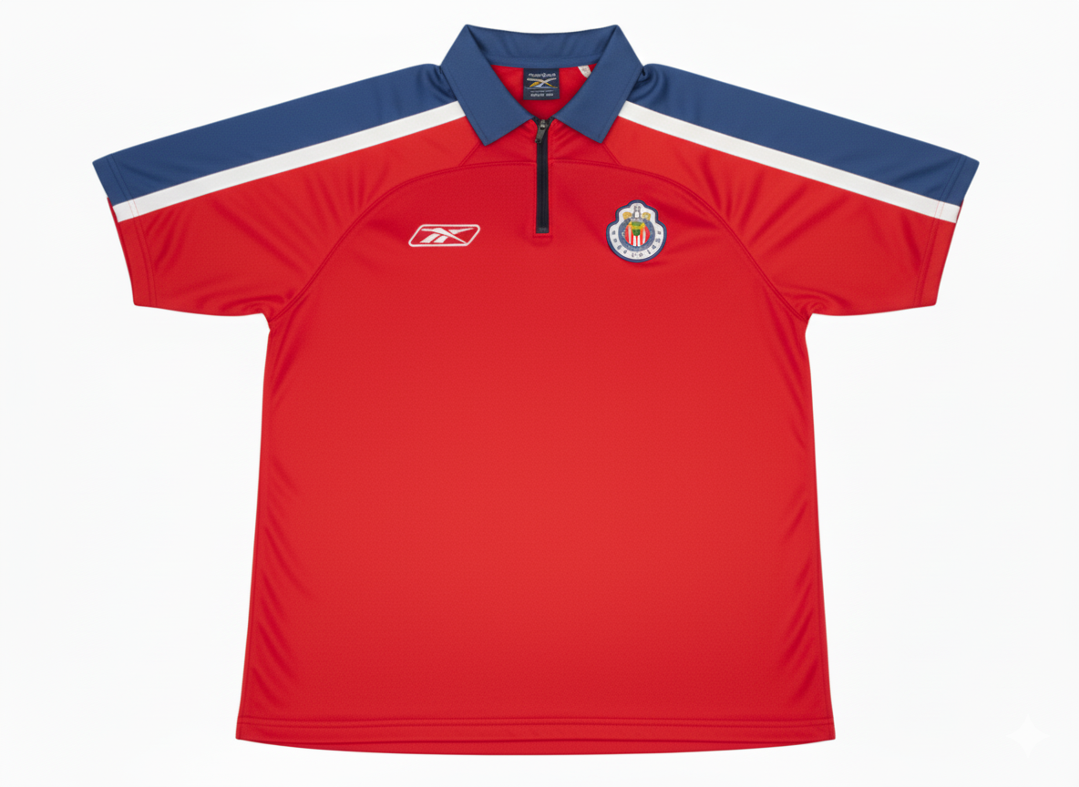REEBOK CHIVAS DE GUADALAJARA POLO DE VIAJE Rojo