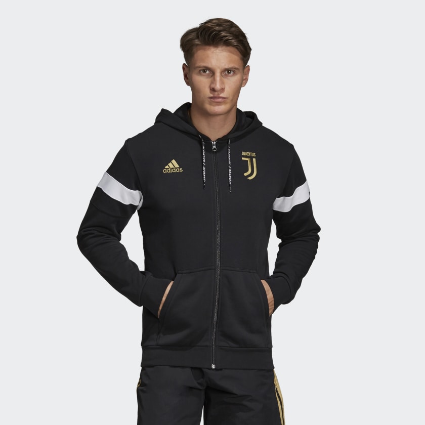 ADIDAS JUVENTUS SUDADERA DE GORRA CON CREMALLERA COMPLETA 2018/19 4