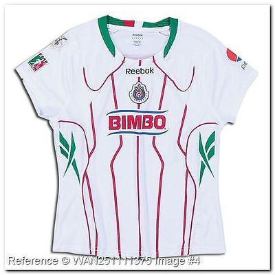 REEBOK CHIVAS DEL GUADALAJARA JERSEY DE VISITA PARA MUJER 2010/11 4