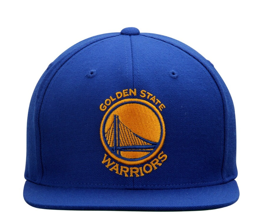 MITCHELL AND NESS NBA GORRA AJUSTABLE DE LANA ROYAL GOLDEN STATE WARRIORS 2