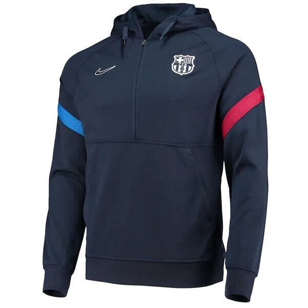 NIKE FC BARCELONA SUDADERA CON GORRA PARA VIAJE DE 1/2 CIERRE 2021/22 1