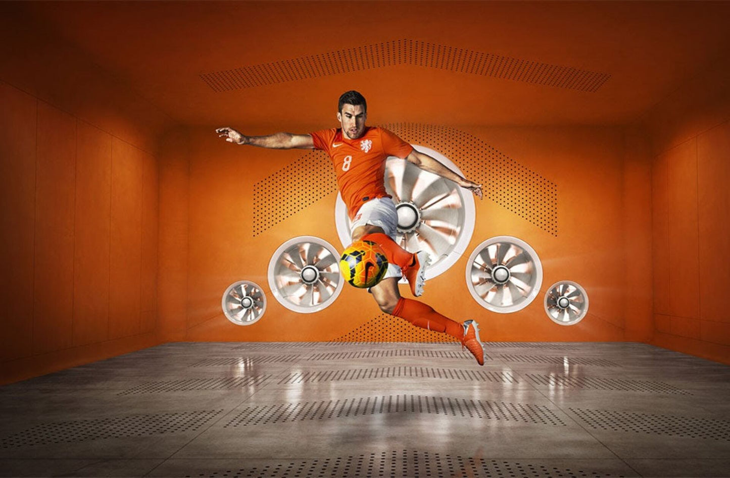 NIKE ARJEN ROBBEN PAISES BAJOS AUTHENTIC MATCH JERSEY DE CASA COPA MUNDIAL FIFA 2014 7