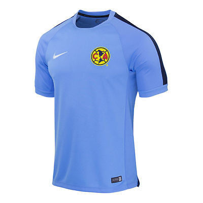NIKE CLUB AMERICA JERSEY DE ENTRENAMIENTO SQUAD Azul Cielo 1