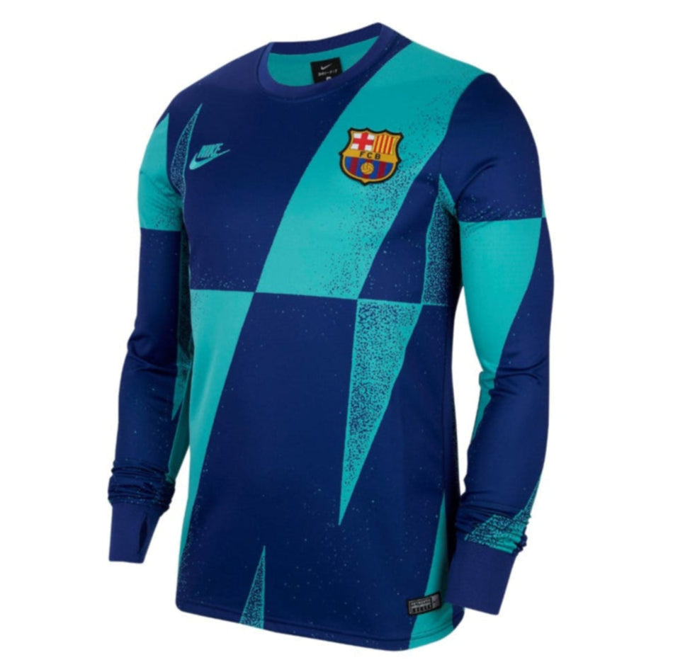 NIKE FC BARCELONA JERSEY DE ENTRENAMIENTO MANGA LARGA PRE PARTIDO UEFA CHAMPIONS LEAGUE 2019/20 1
