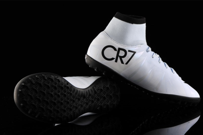 NIKE MERCURIALX VICTORY VI CR7 DF ZAPATOS PARA CESPED ARTIFICIAL TURF PARA NIÑO Azul Tinto 8