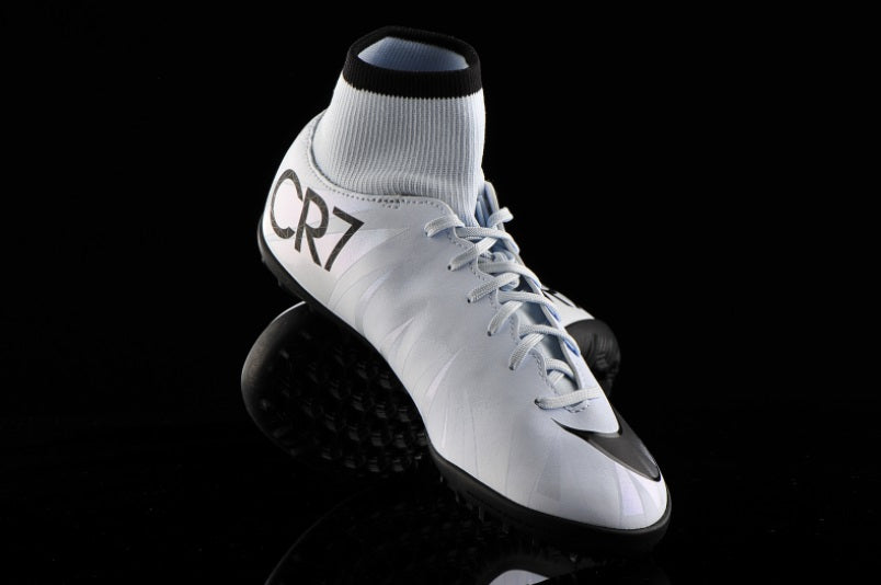 NIKE MERCURIALX VICTORY VI CR7 DF ZAPATOS PARA CESPED ARTIFICIAL TURF PARA NIÑO Azul Tinto 9