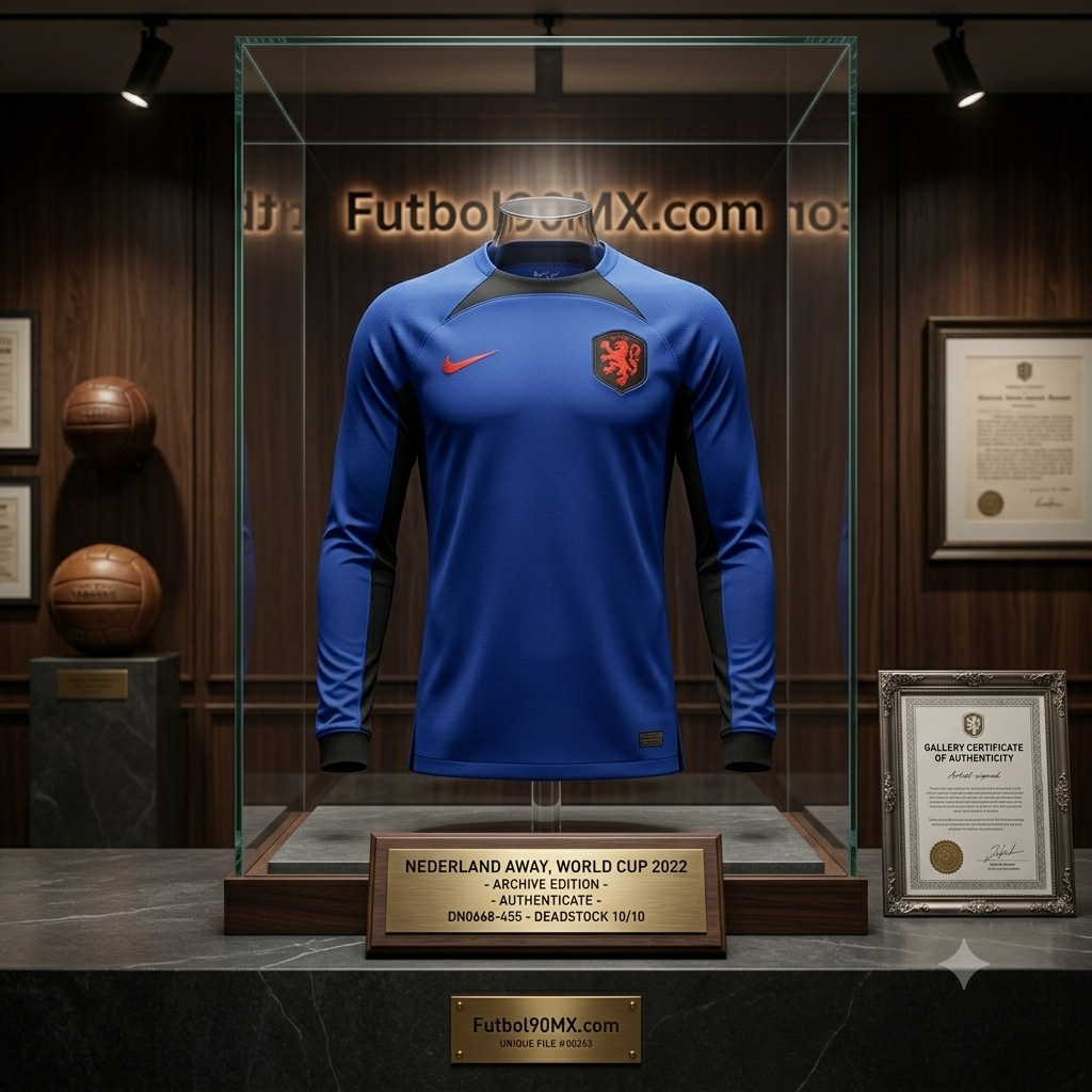 NIKE PAISES BAJOS JERSEY MANGA LARGA DE VISITA COPA MUNDIAL FIFA 2022