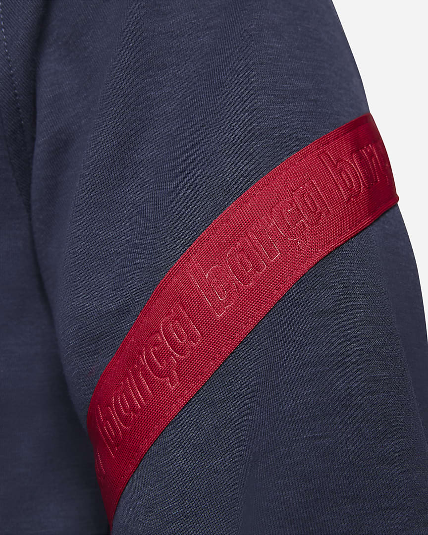 NIKE FC BARCELONA SUDADERA CON GORRA PARA VIAJE DE 1/2 CIERRE 2021/22 4