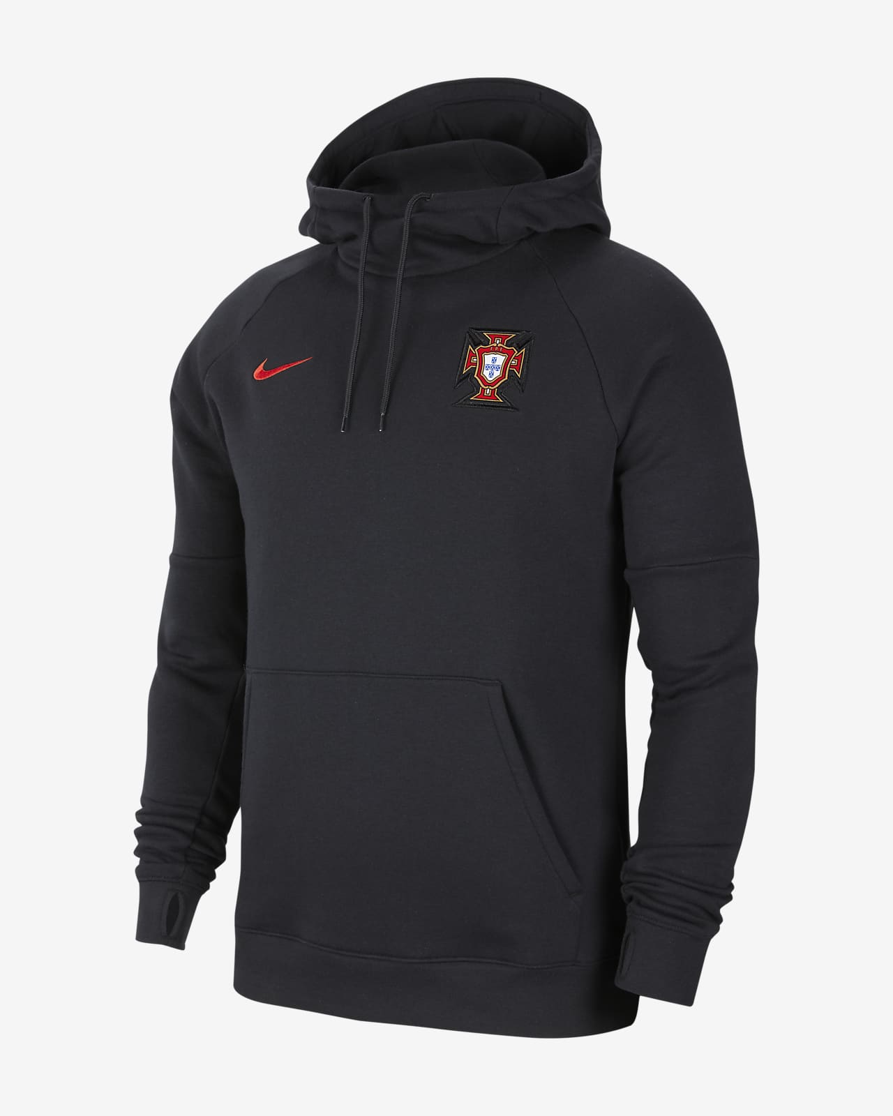 NIKE PORTUGAL SUDADERA CON GORRA DE FORRO POLAR EURO 2021 1