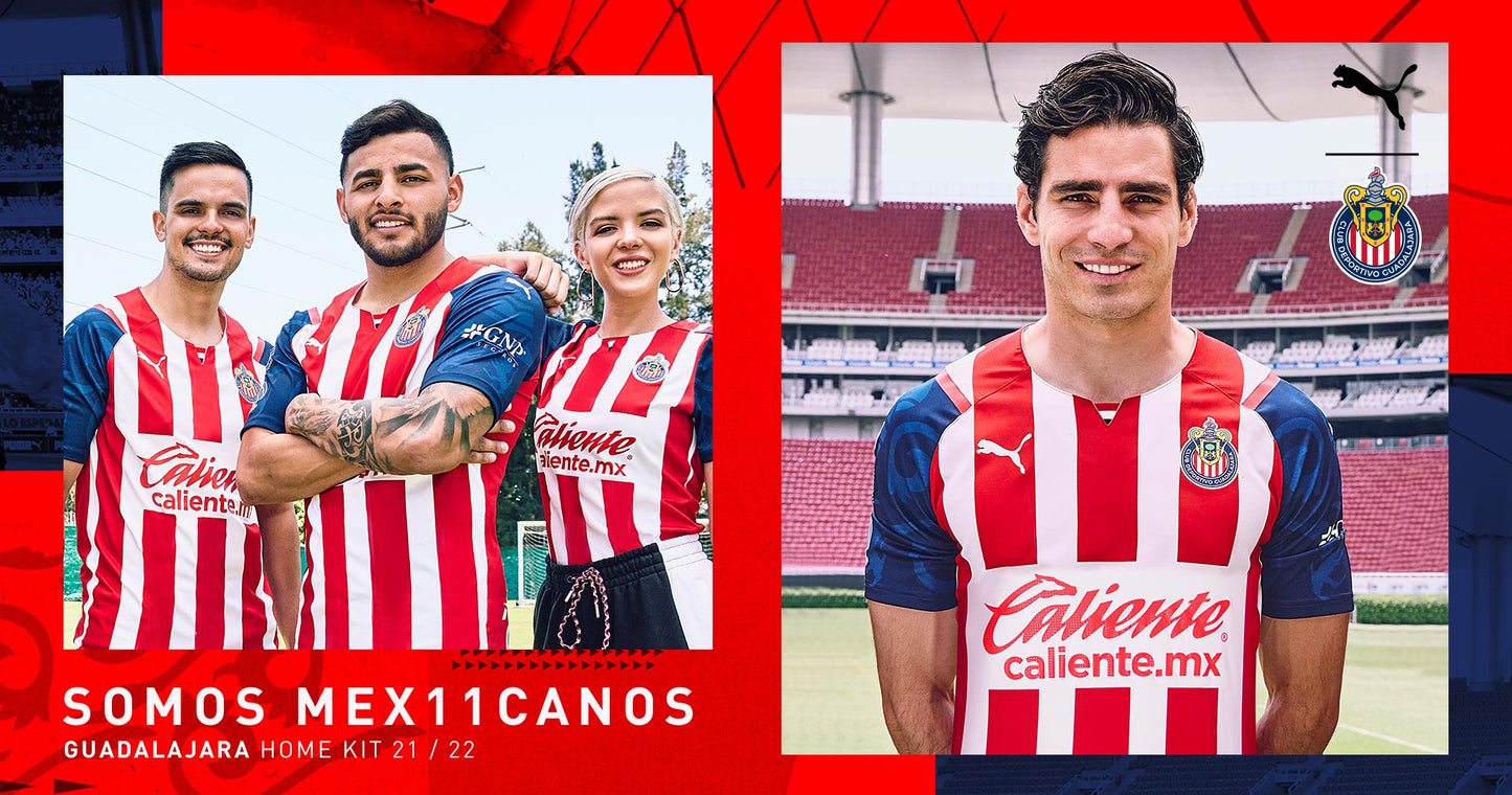 PUMA CHIVAS DE GUADALAJARA JERSEY PROMO MATCH AUTENTICO DE CASA 2021/22 6
