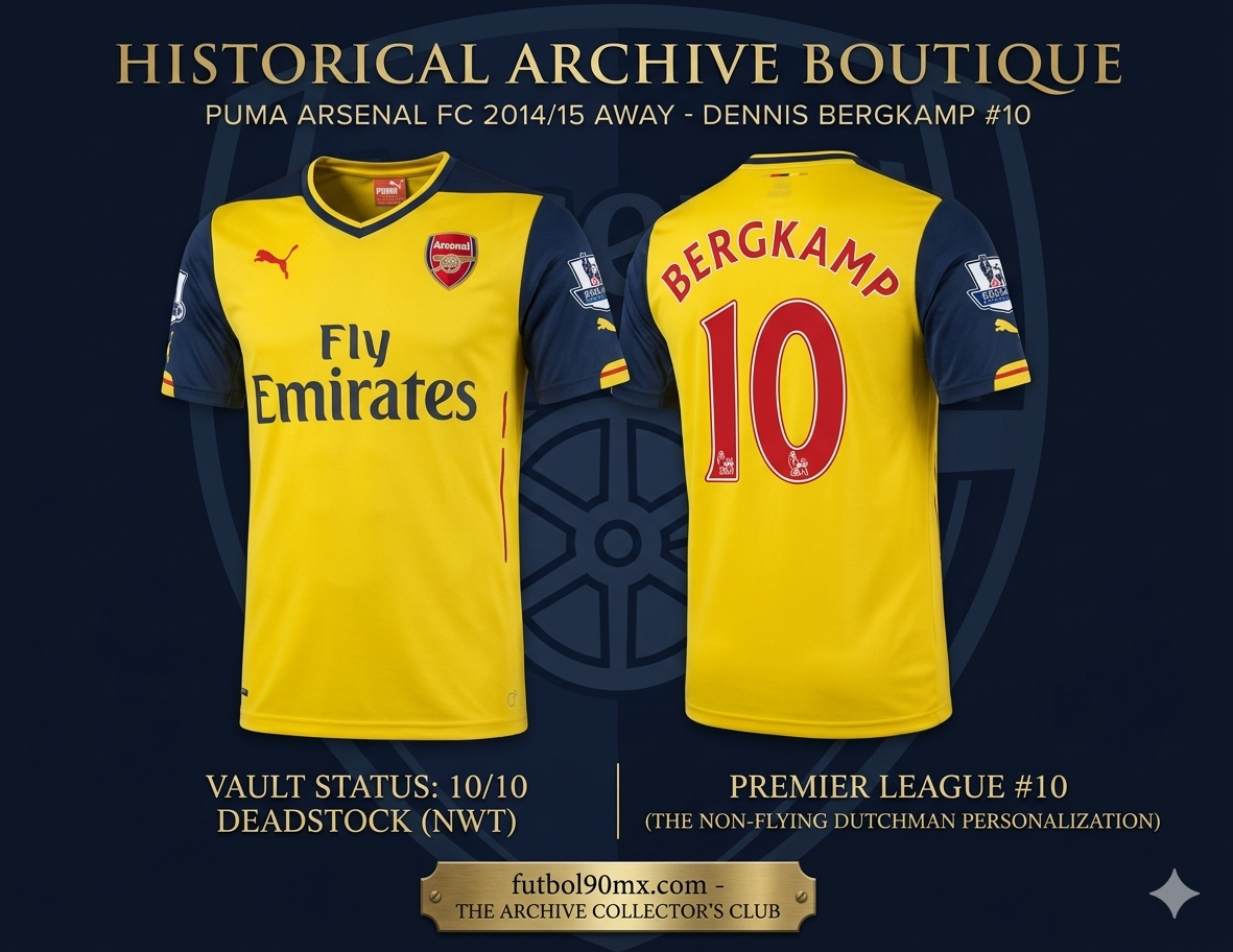 Dennis Bergkamp 10 Arsenal FC Historical Archive Boutique Futbol90mx Legend Series