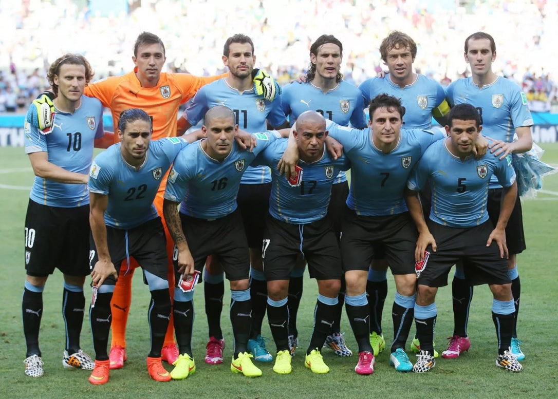 PUMA DIEGO FORLAN URUGUAY JERSEY DE CASA COPA MUNDIAL FIFA 2014 4