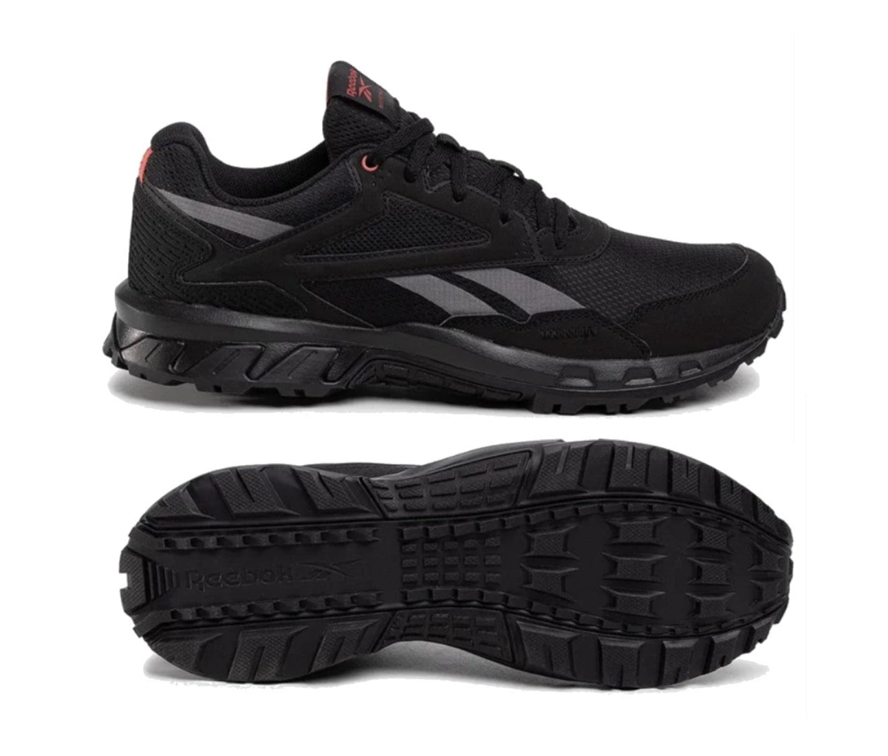 REEBOK RIDGERIDER 5 ZAPATOS WALKING TRAIL Negro / Rojo 1