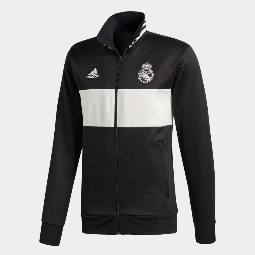 ADIDAS REAL MADRID CHAMARRA DE PISTA 3 RAYAS 2018/19 1