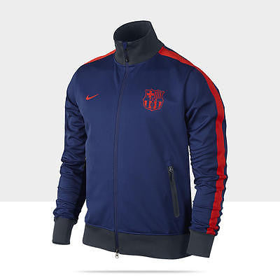NIKE FC BARCELONA CHAMARRA AUTHENTIC PLAYER ISSUE N98 UEFA CHAMPIONS LEAGUE Azul 3