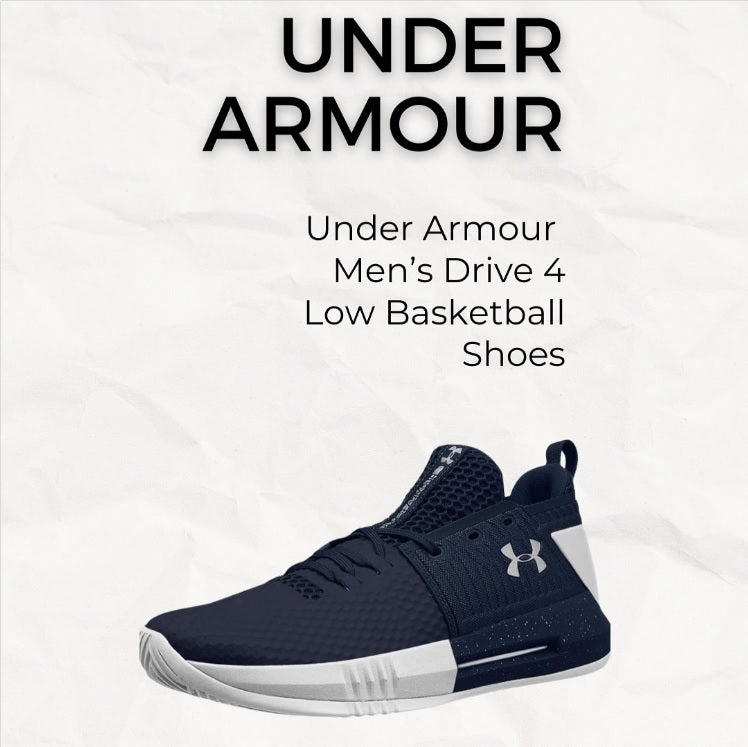 UNDER ARMOUR DRIVE 4 LOW ZAPATOS DE BASKETBALL Azul Marino 4