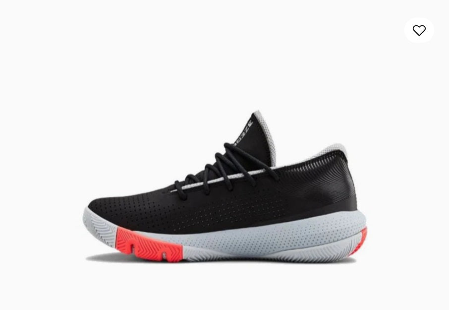 UNDER ARMOUR STEPHEN CURRY 3ZERO III ZAPATOS DE BASKETBALL PARA NIÑOS Negro / Gris 4