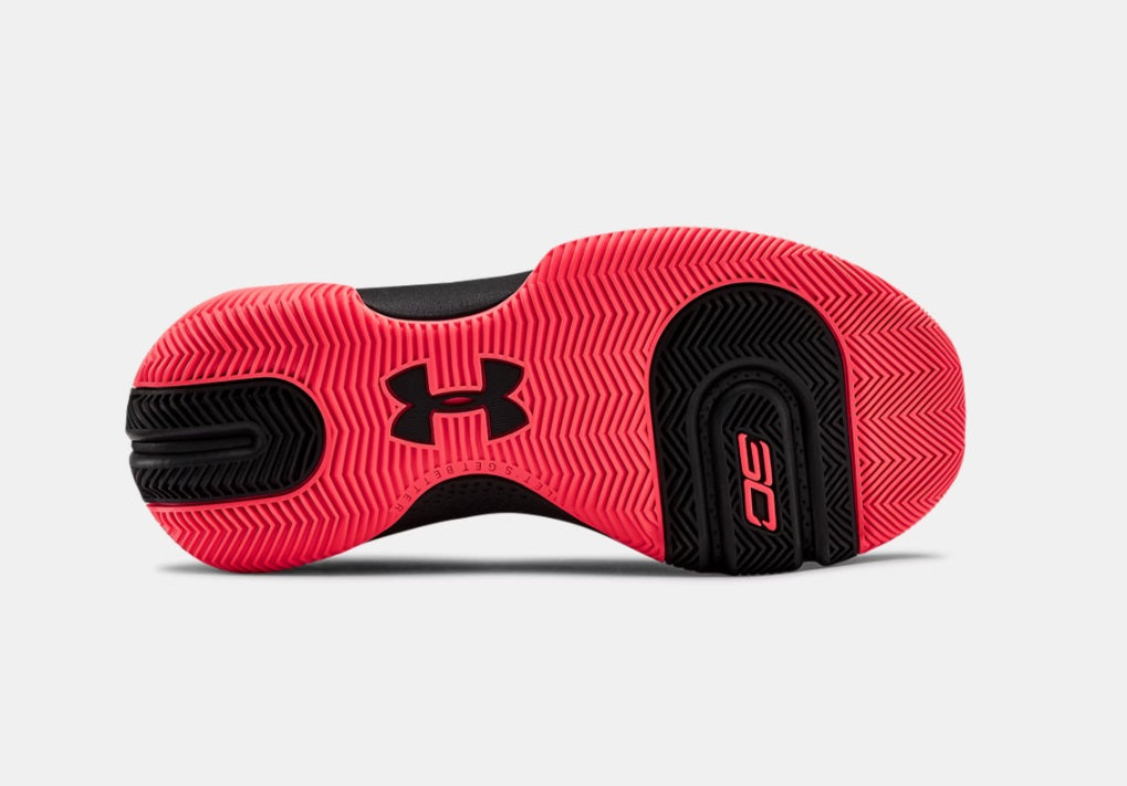 UNDER ARMOUR STEPHEN CURRY 3ZERO III ZAPATOS DE BASKETBALL PARA NIÑOS Rojo