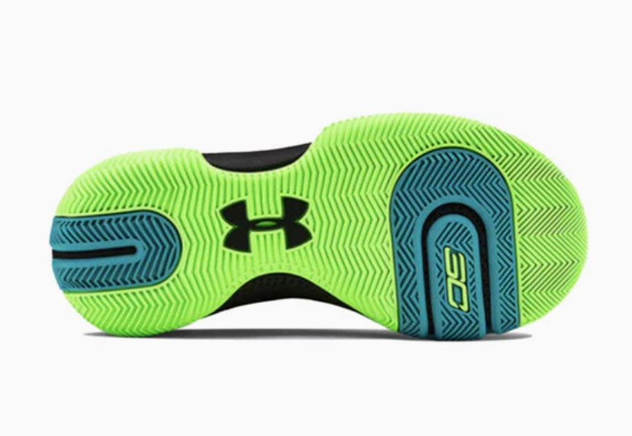 UNDER ARMOUR STEPHEN CURRY 3ZERO III ZAPATOS DE BASKETBALL PARA NIÑOS Negro 3