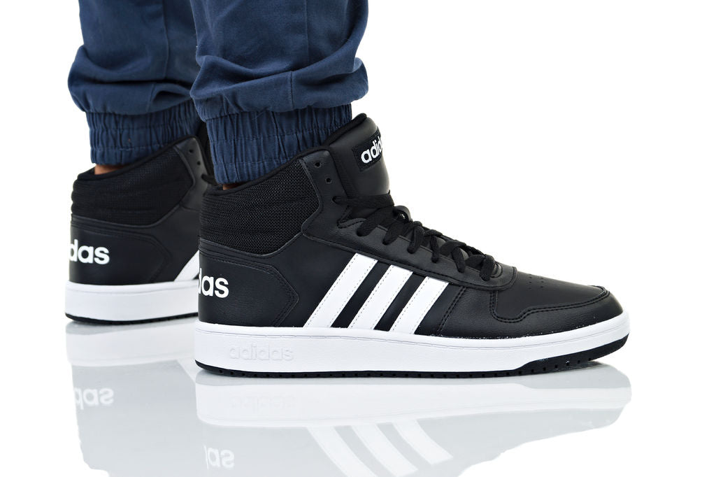 ADIDAS HOOPS 2.0 MID ZAPATOS DE BASKETBALL Negro 8