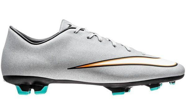 NIKE CR7 MERCURIAL VICTORY V CR FG ZAPATOS DE FUTBOL PARA TERRENO FIRME Plata 2