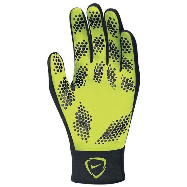 NIKE HYPERWARM GUANTES PARA JUGADOR DE CAMPO Negro / Volt 3