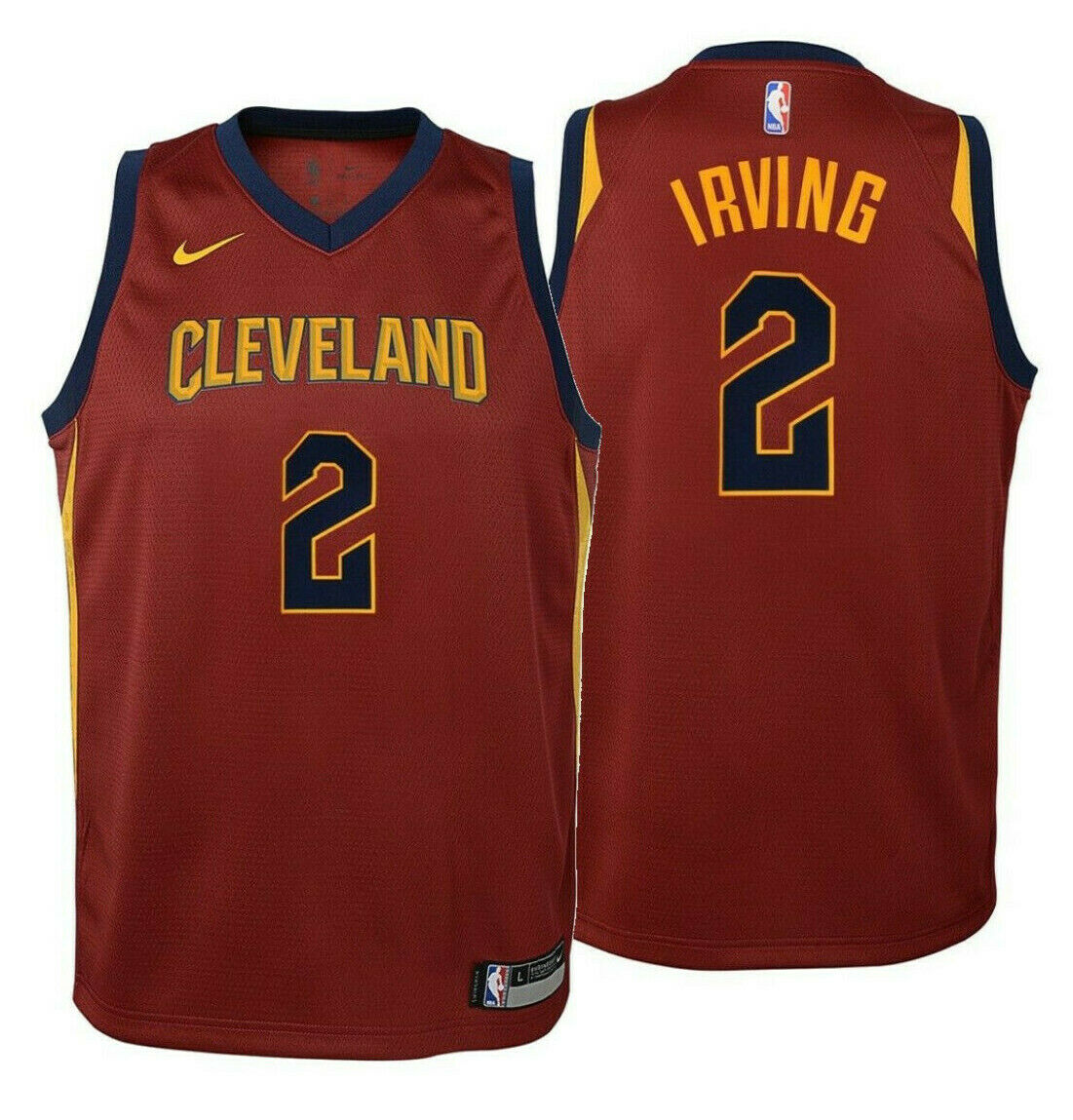 NIKE KYRIE IRVING CLEVELAND CAVALIERS SWINGMAN JERSEY EDICION ICON PARA NIÑO 4