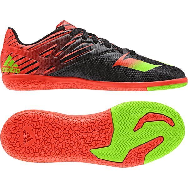 ADIDAS MESSI 15.3 IN ZAPATOS DE FÚTBOL SALA PARA NIÑOS Negro 1