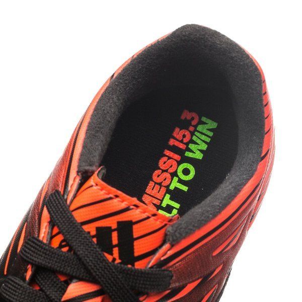 ADIDAS MESSI 15.3 FG ZAPATOS DE FÚTBOL PARA CÉSPED FIRME/ARTIFICIAL PARA NIÑO Negro 8