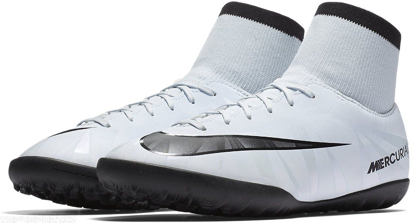 NIKE MERCURIALX VICTORY VI CR7 DF ZAPATOS PARA CESPED ARTIFICIAL TURF PARA NIÑO Azul Tinto 4