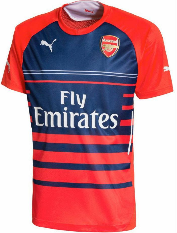PUMA ARSENAL FC JERSEY DE ENTRENAMIENTO PRE PARTIDO 2014/15 Rojo 4