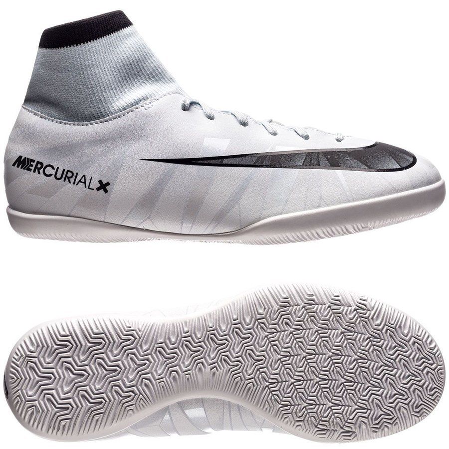 NIKE MERCURIALX VICTORY VI CR7 IC ZAPATOS PARA FUTBOL SALA PARA NIÑO Azul Tinto 1