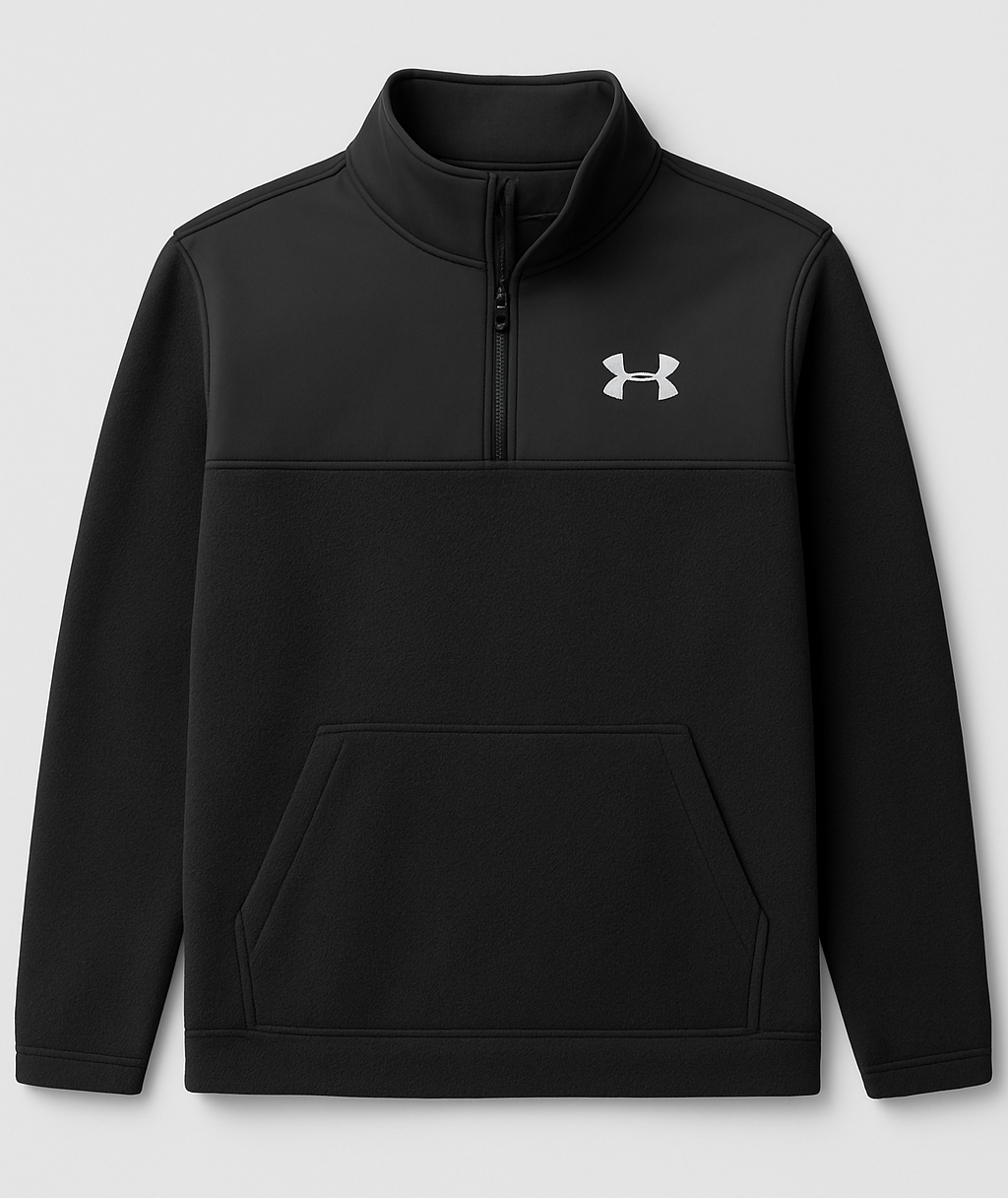 UNDER ARMOUR SUDADERA FLEECE DE 1/2 CIERRE PARA NIÑO Negro 3